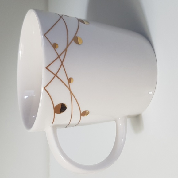 Starbucks 2012 Christmas Gold Balls Coffee Mug New Bone China - Picture 3 of 13